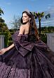 Mori Lee 4080005 Bliss Ruffle Sleeve Basque Waist Quince Gown