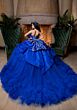 Mori Lee 4080007 Bristol Chandelier Strap Back Bow Quince Gown