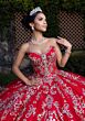 Mori Lee 4080008 Brenda Strapless Oversized Bow Quince Gown