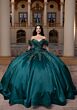 Mori Lee 4080011 Bree Pleated Satin Off The Shoulder Quinceanera Dress