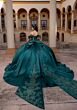 Mori Lee 4080011 Bree Pleated Satin Off The Shoulder Quinceanera Dress