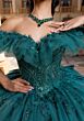 Mori Lee 4080015 Bobbi Ruffle Off The Shoulder Quinceanera Gown