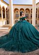 Mori Lee 4080015 Bobbi Ruffle Off The Shoulder Quinceanera Gown