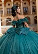 Mori Lee 4080015 Bobbi Ruffle Off The Shoulder Quinceanera Gown