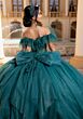 Mori Lee 4080015 Bobbi Ruffle Off The Shoulder Quinceanera Gown