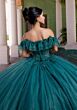 Mori Lee 4080015 Bobbi Ruffle Off The Shoulder Quinceanera Gown