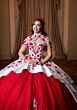 Mori Lee 4080016 Brandy Peplum Vestido XV Quincea Anos