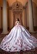 Mori Lee 4080016 Brandy Peplum Vestido XV Quincea Anos