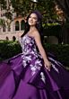 Mori Lee 4080016 Brandy Peplum Vestido XV Quincea Anos