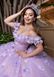 Mori Lee 4080017 Berenice Applique Strap Corset Bodice Quince Gown