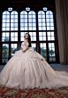 Mori Lee 4080017 Berenice Applique Strap Corset Bodice Quince Gown