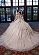 Mori Lee 4080017 Berenice Applique Strap Corset Bodice Quince Gown