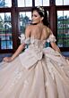 Mori Lee 4080017 Berenice Applique Strap Corset Bodice Quince Gown