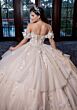 Mori Lee 4080017 Berenice Applique Strap Corset Bodice Quince Gown