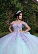Mori Lee 4080018 Bentley Basque Waist Lace-Up Back Quinceanera Gown