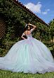 Mori Lee 4080018 Bentley Basque Waist Lace-Up Back Quinceanera Gown