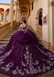 Mori Lee 4080019 Bailey Eggplant Vestido XV