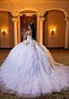 Mori Lee 4080020 Betty Rosette Waist Back Bow Sweet Quinceanera Dress