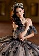 Mori Lee 4080022 Blair Puff Sleeve Ruched Bodice Vestido XV