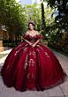 Mori Lee 4080022 Blair Puff Sleeve Ruched Bodice Vestido XV