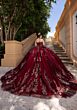 Mori Lee 4080022 Blair Puff Sleeve Ruched Bodice Vestido XV
