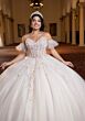 Mori Lee 4080023 Belen Choker Train Removable Quinceanera Dress