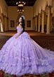 Mori Lee 4080024 Blanca 2-Way Skirt Ruffle Hem Sweet 16 Gown