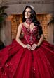 Mori Lee 4080025 Becky Strapless Ruffle Skirt Sweet 16 Gown