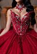 Mori Lee 4080025 Becky Strapless Ruffle Skirt Sweet 16 Gown