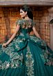 Mori Lee 4080026 Barbara Cap Sleeve Sweetheart Neck Sweet 16 Gown