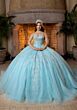 Mori Lee 4080026 Barbara Cap Sleeve Sweetheart Neck Sweet 16 Gown