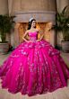 Mori Lee 4080027 Bea Removable Sleeve Sheer Bodice Sweet 16 Gown