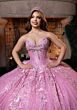 Mori Lee 4080029 Bibiana Beaded Corset Bodice Sweet 16 Gown