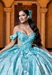 Mori Lee 4080031 Bryn Sheer Side 2-Way Pleated Skirt Sweet 16 Gown