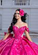 Mori Lee 4080031 Bryn Sheer Side 2-Way Pleated Skirt Sweet 16 Gown