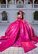 Mori Lee 4080031 Bryn Sheer Side 2-Way Pleated Skirt Sweet 16 Gown