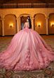 Mori Lee 4080032 Beverly Back Bow Applique Bodice Sweet 16 Gown