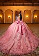 Mori Lee 4080032 Beverly Back Bow Applique Bodice Sweet 16 Gown