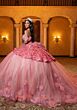 Mori Lee 4080032 Beverly Back Bow Applique Bodice Sweet 16 Gown