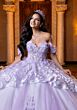 Mori Lee 4080032 Beverly Back Bow Applique Bodice Sweet 16 Gown