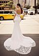Mori Lee 15004 Jolie Petal Train Corset Bodice Wedding Gown