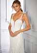 Mori Lee 2364 Clarissa Open Back Embroidered Wedding Gown