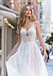 Mori Lee 4102 Jennifer Scoop Back Keyhole Neck Wedding Dress