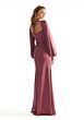 Mori Lee 31221 Bishop Sleeve Cowl Neck Bridesmaid Dress