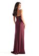 Mori Lee 31233 Draped Bodice High Slit Maid Of Honor Dress