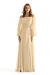 Mori Lee 31238 Off-The-Shoulder Bishop Sleeve Maid Of Honor Dress