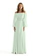 Mori Lee 31238 Off-The-Shoulder Bishop Sleeve Maid Of Honor Dress