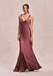 Mori Lee 31245 V Neck Satin A-Line Bridesmaid Dress