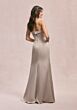Mori Lee 31246 Front Bow Strapless Satin Bridesmaid Dress