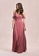 Mori Lee 31248 Off-The-Shoulder Ruched Bodice Bridesmaid Dress